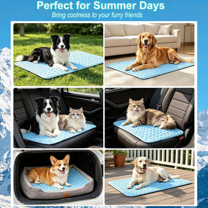 Dog Cooling Mat Arc-Chill Cooling Dog Bed Mats, Q-Max>0.4 Washable Pet Cooling Pad Breathable Cooling Mat for Dogs & Cats Indoor & Outdoor Car Seats