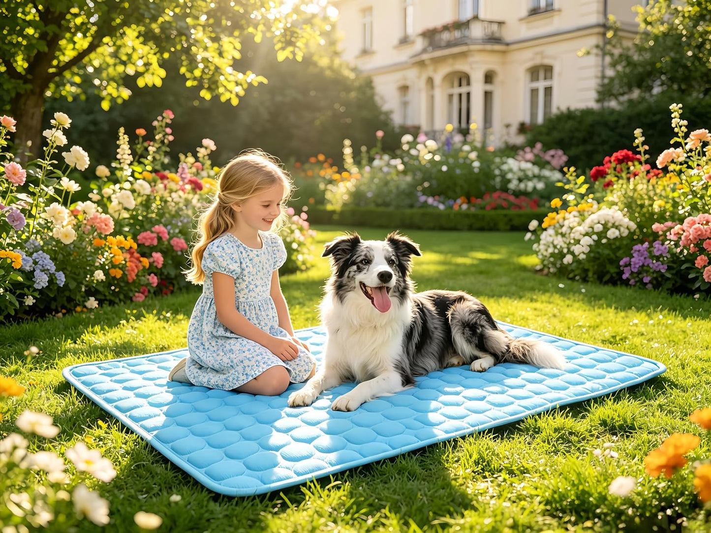 Dog Cooling Mat Arc-Chill Cooling Dog Bed Mats, Q-Max>0.4 Washable Pet Cooling Pad Breathable Cooling Mat for Dogs & Cats Indoor & Outdoor Car Seats